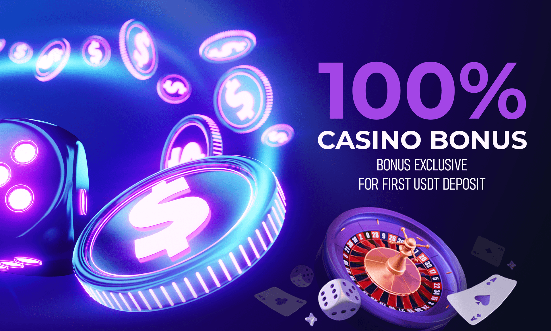 Bonus de bienvenue Casino 100% Bonus de bienvenue Casino 100%