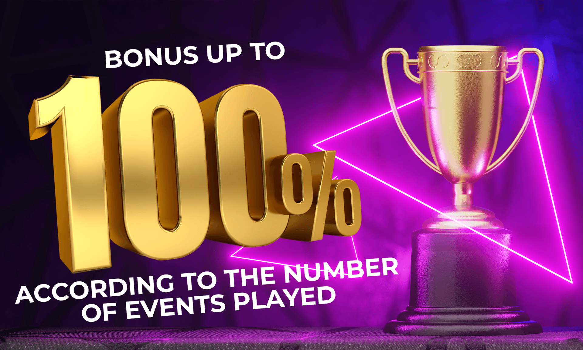 Bonus multiplicateur jusqu’à 100 % Bonus multiplicateur jusqu’à 100 %